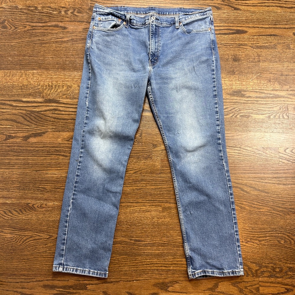 Levis 511 Jeans Mens 40x32 Straight Leg Medium Wash Blue Denim
